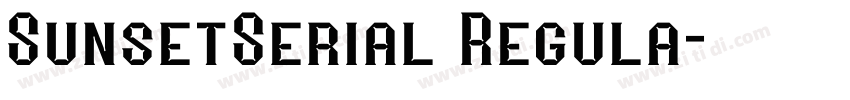SunsetSerial Regula字体转换
